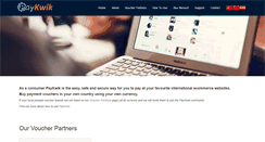 Desktop Screenshot of paykwik.net